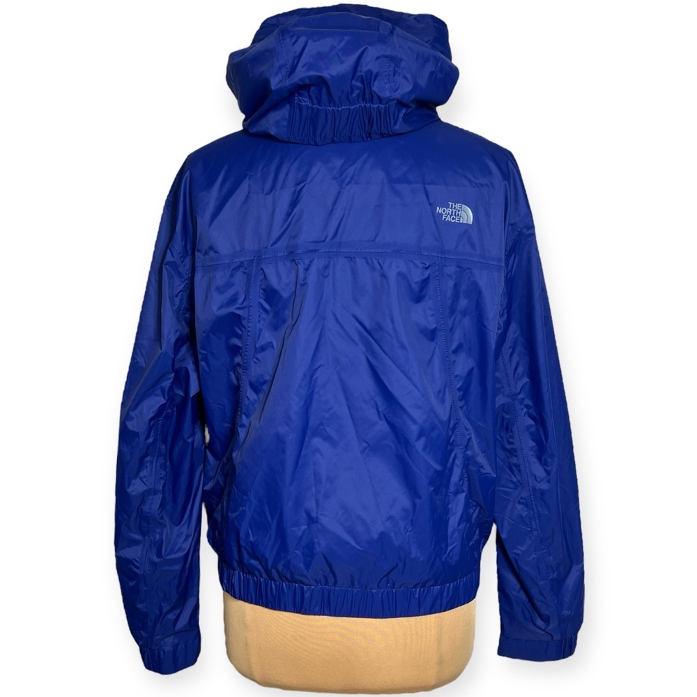 The North Face royal blue hooded windbreaker rain jacket size L - Picture 3 of 7